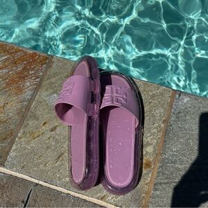 Tory Burch bubble jelly slide